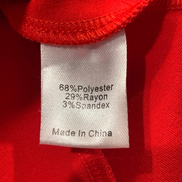 NWT Tuckernuck Red Knit Jojo Blazer Jacket with Gold Trim S - Picture 9 of 10